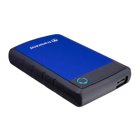Transcend StoreJet 25H3 Benutzerhandbuch