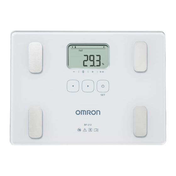 Omron bf212 Gebrauchsanweisung