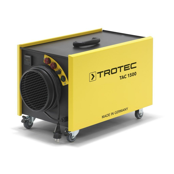 Trotec TAC 3000 Bedienungsanleitung