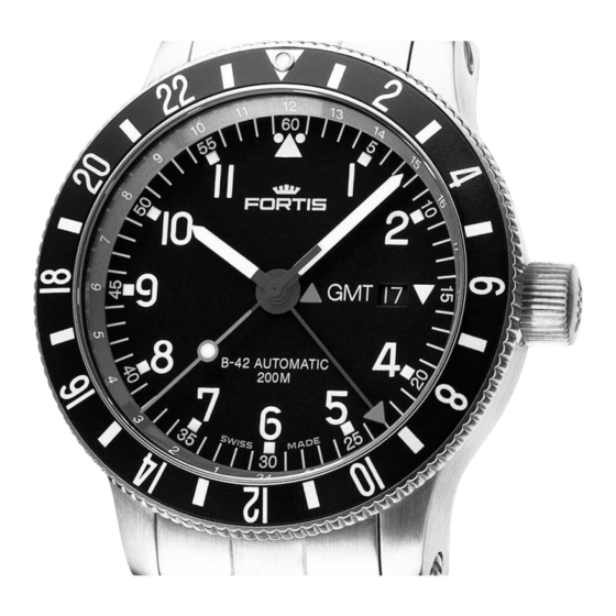 Fortis B-42 AUTOMATIC 200M Handbuch