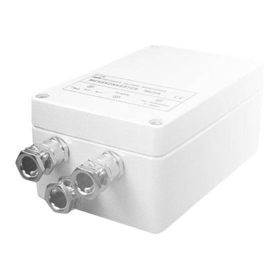 HBM MC2A Handbücher