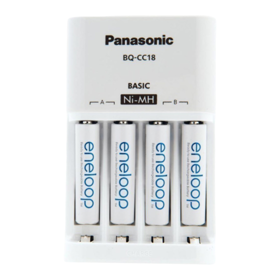 Panasonic BQ-CC18 Bedienungsanleitung