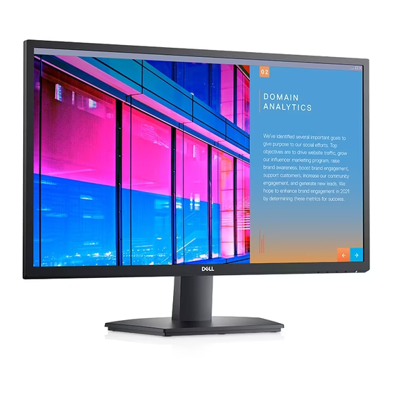 Dell SE2722HR Bedienungsanleitung