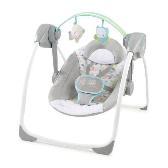 ingenuity Comfort 2 Go Portable Swing Fanciful Forest Bedienungsanleitung