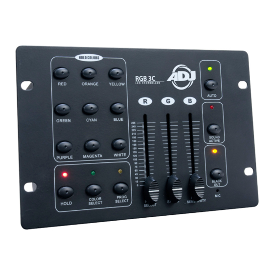 ADJ RGB 3C Bedienungsanleitung