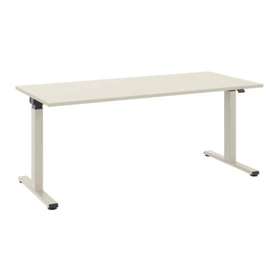 Steelcase Migration SE Tisch & Bench Bedienungsanleitung