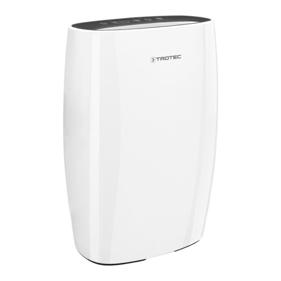 Trotec AIRGOCLEAN 150 E Bedienungsanleitung