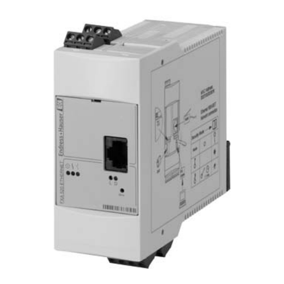 Endress+Hauser Fieldgate FXA320 Technische Information