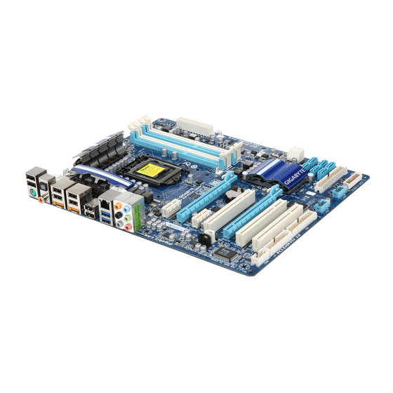Gigabyte GA-P55A-UD3P Benutzerhandbuch