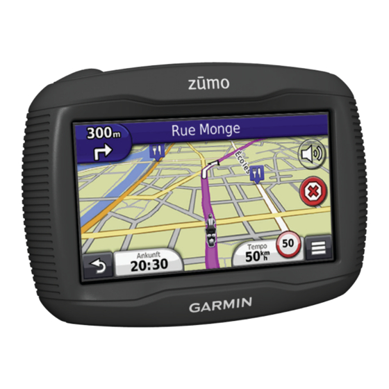 Garmin zumo 340 Schnellstartanleitung