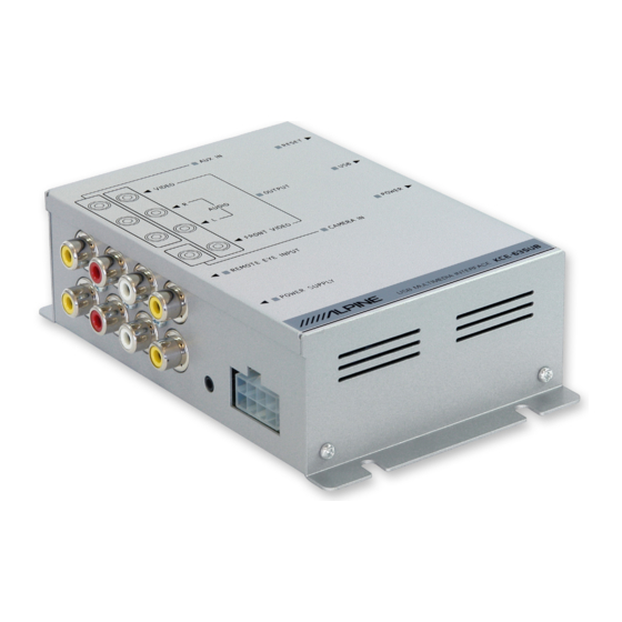 Alpine KCE-635UB Bedienungsanleitung