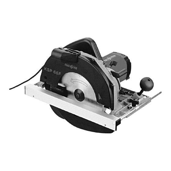 Mafell KSP 65 F Originalbetriebsanleitung