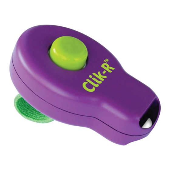 Petsafe Clik-R Trainingsanleitung