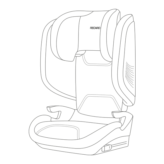 Thomashilfen Recaro Monza CFX Reha Gebrauchsanweisung
