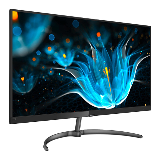 Philips E line 271E9 Bedienungsanleitung