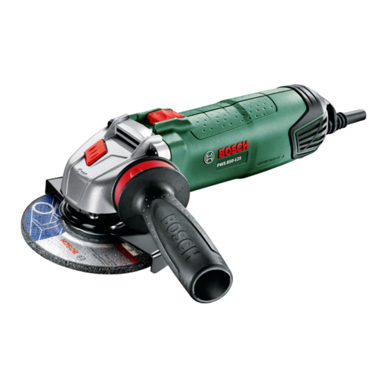 Bosch PWS 850-125 Bedienungsanleitung