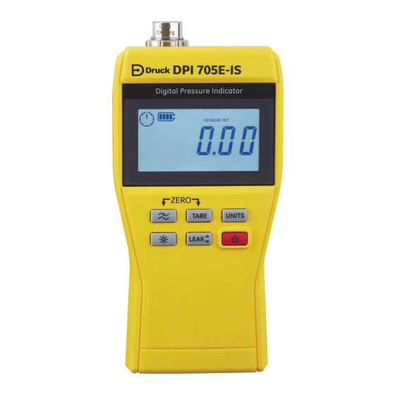 Druck DPI 705E Bedienungsanleitung