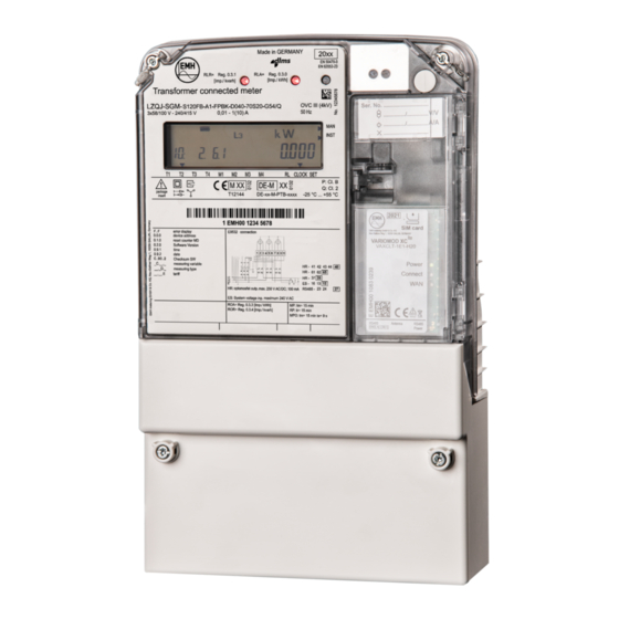 EMH metering LZQJ-XC Gebrauchsanleitung