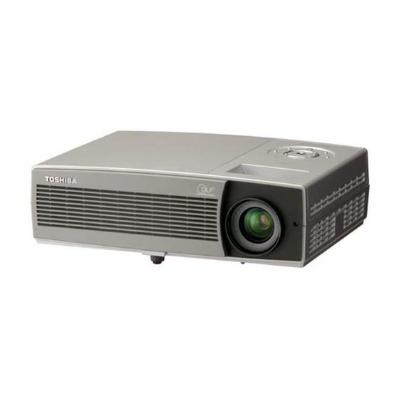 Toshiba TDP-TW95 Bedienungsanleitung
