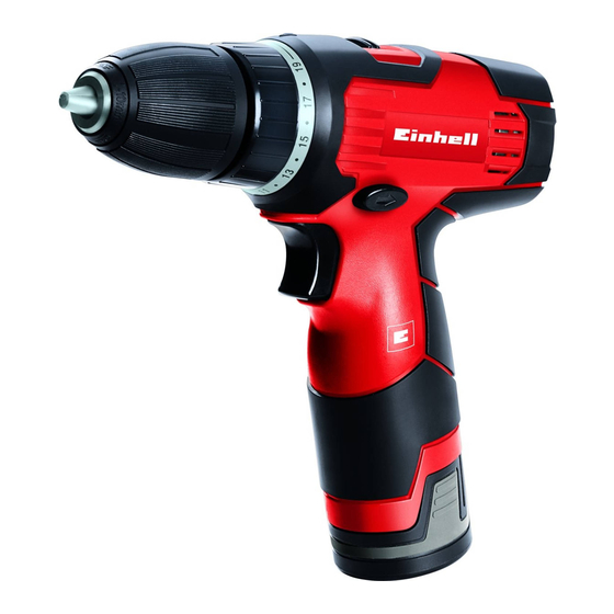 EINHELL TH-CD 12-2 Li Originalbetriebsanleitung