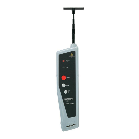 VOLTCRAFT LT-100 Bedienungsanleitung
