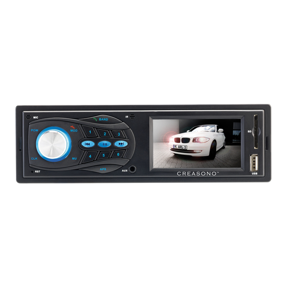 Creasono CAS-3310BT Bedienungsanleitung