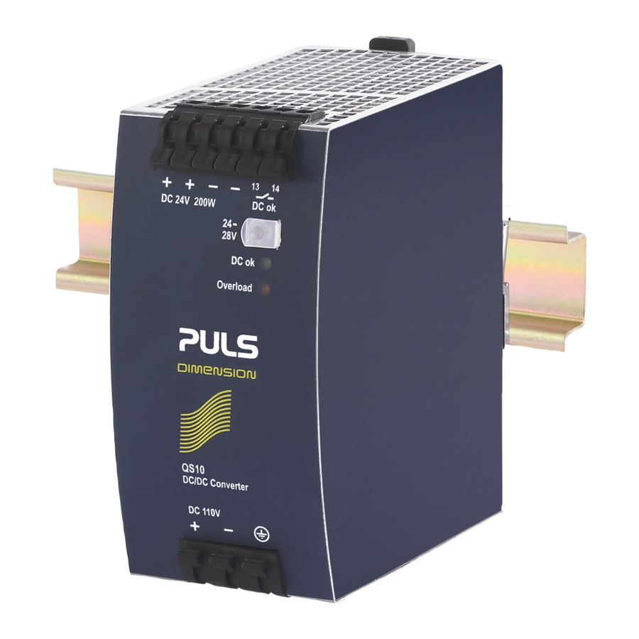 PULS Dimension QS10.241-60 Bedienungsanleitung