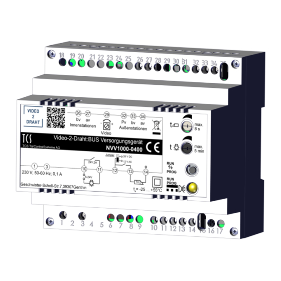 TCS NVV1000-0400 Produktinformation
