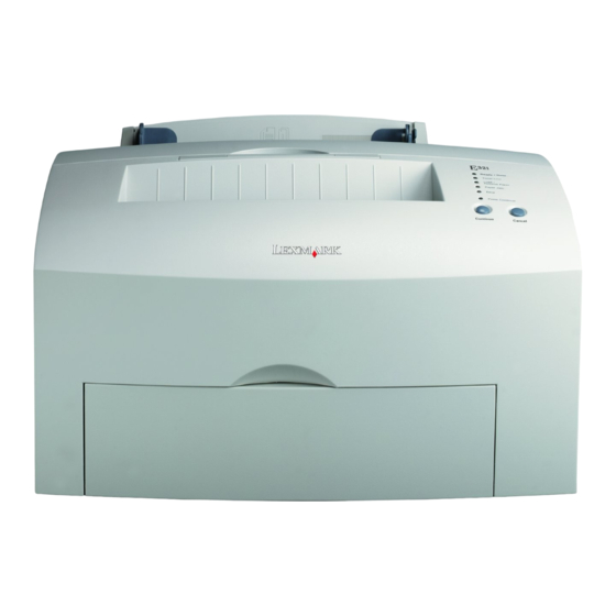 Lexmark E321 Benutzerhandbuch