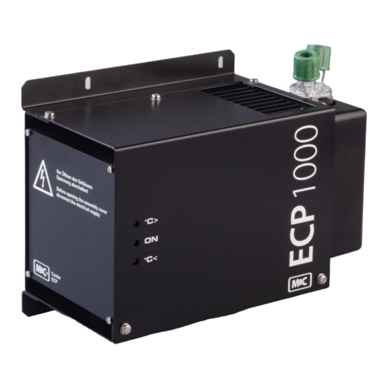 M&C ECP 1000 Betriebsanleitung
