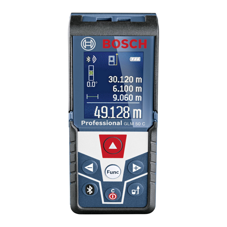 Bosch GLM 50 C Professional Originalbetriebsanleitung