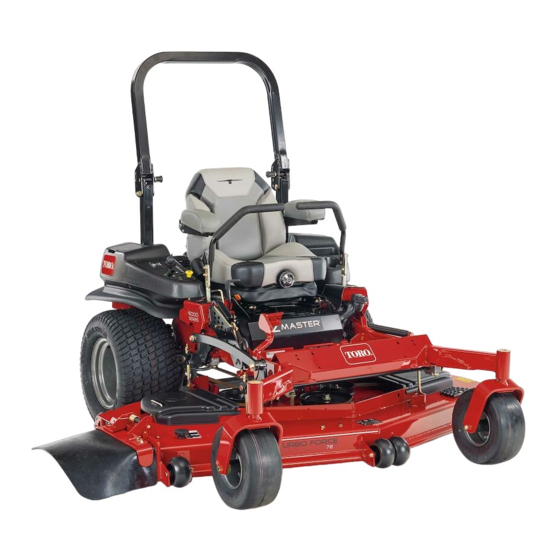 Toro Z Master Professional 6000 series Bedienungsanleitung