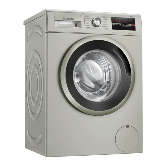 Bosch WAN282X0 Gebrauchs- Und Installationsanleitung