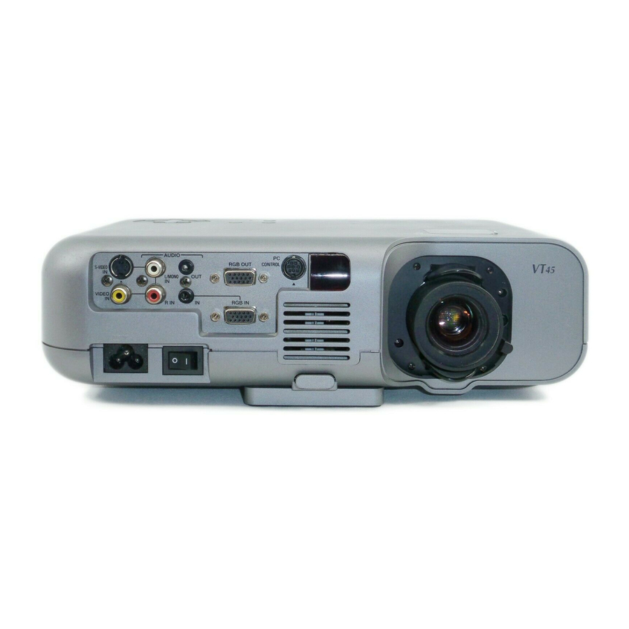 NEC VT45 Bedienungsanleitung