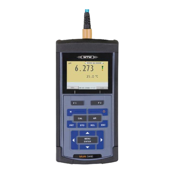 wtw Multi 3410 Bedienungsanleitung