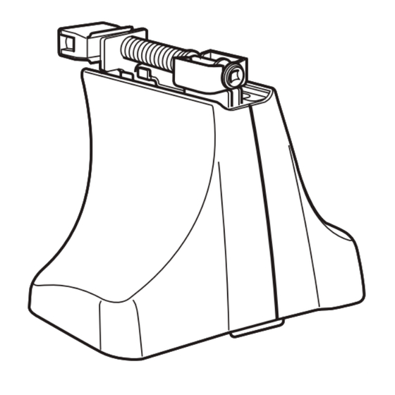 Thule RAPID SYSTEM Kit 1086 Montageanleitung