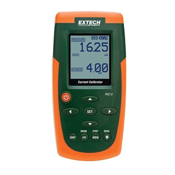 Extech Instruments PRC10 Benutzerhandbuch