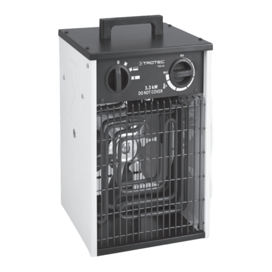 Trotec TDS 30 Bedienungsanleitung