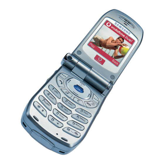 Samsung SGH-Z105 Bedienungsanleitung