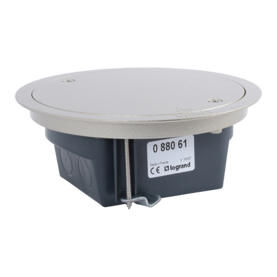 LEGRAND 0 880 60 Montageanleitung