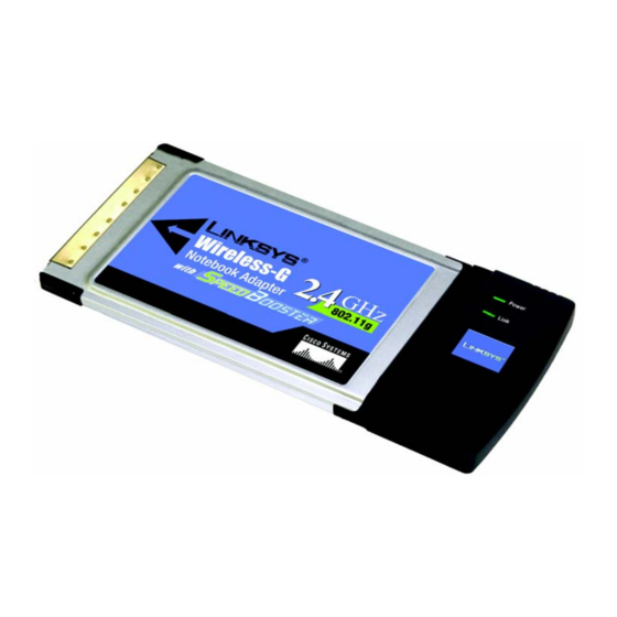 Cisco Linksys WPC54GS Benutzerhandbuch