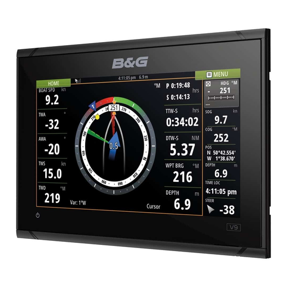 B&G Vulcan Series Installationshandbuch
