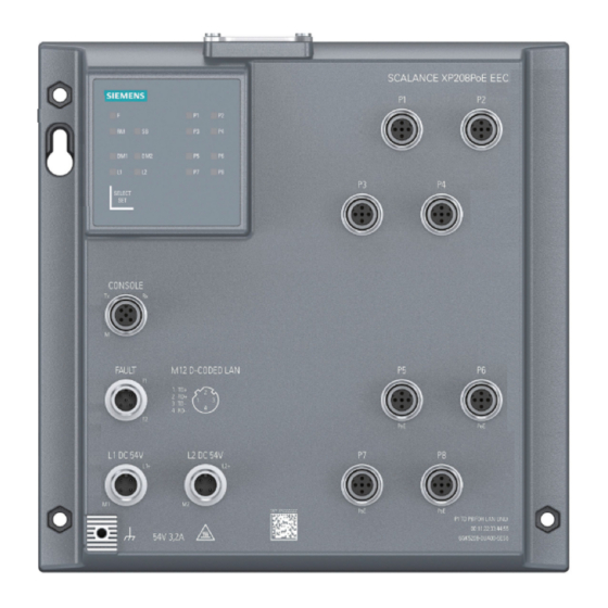 Siemens SCALANCE XP-200 Betriebsanleitung