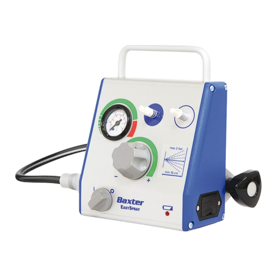 baxter EASYSPRAY Schnellanleitung