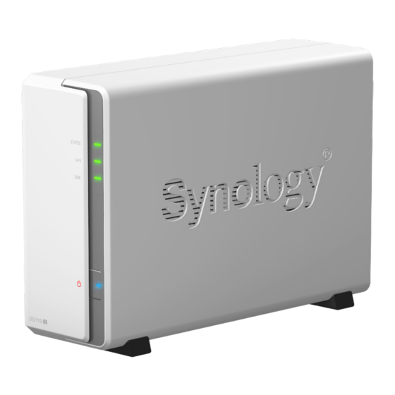 Synology DS119j Installationsanleitung