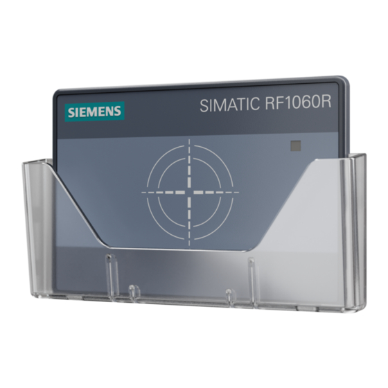 Siemens SIMATIC RF1000 Projektierungshandbuch