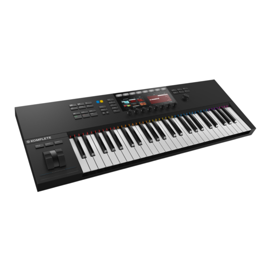 Native Instruments KOMPLETE KONTROL S Serie Benutzerhandbuch