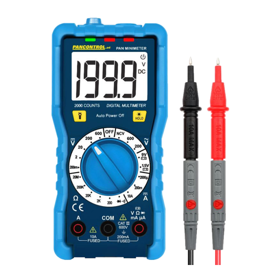 PANCONTROL PAN Minimeter Bedienungsanleitung