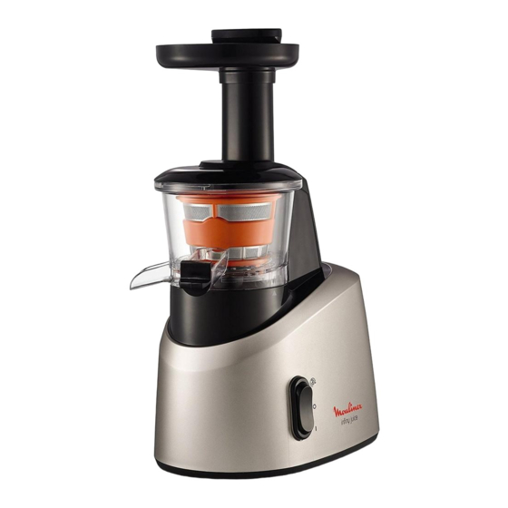 Moulinex Infiny Juice Bedienungsanleitung