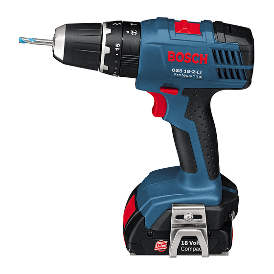 Bosch gsb 14,4-2-LI Professional Originalbetriebsanleitung